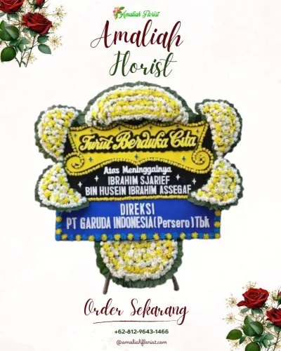 Papan Bunga Duka di Ombolata