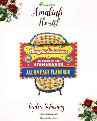 Bunga Papan Congratulation di Ombolata